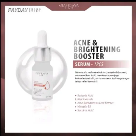 Glab Booster Serum Acne and Brightening Glafidsya Lab 0