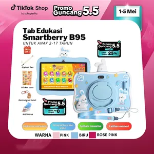 SMARTBERRY KIDS STUDY TAB B89 Plus / B93 / B95 tab 4/128GB / Tablet Anak / Tablet 7 Inch / Tablet PC / Tablet Android 13 / 4/128 GB / 2Camera Bluetooth