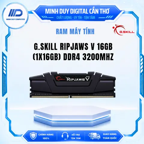 Ram G.Skill Ripjaws V 16GB DDR4 3200MHz - Hàng Chính Hãng Bảo HÀnh 3 Năm