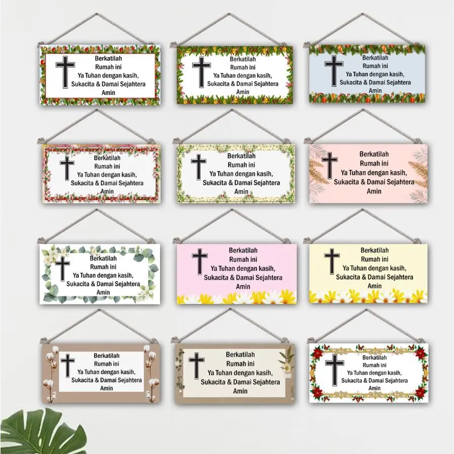 391/15x30cm/gantungan/kristen/ayat/shabbycic/walldekor/hiasandinding/dekorasirumah/hiasangantung/gambar/bunga/quotes/life