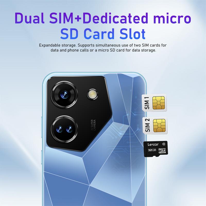Product Introduction of New 5.5-Inch C20pro Mobile Phone 16+1TB Android Smartphones 12