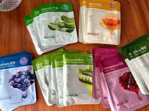 Sheet Mask Perawatan Wajah 20 Lembar Tekstur Essence Kaya 20g per Lembar untuk Menegangkan & Meratakan Kulit Ideal untuk Kulit Normal