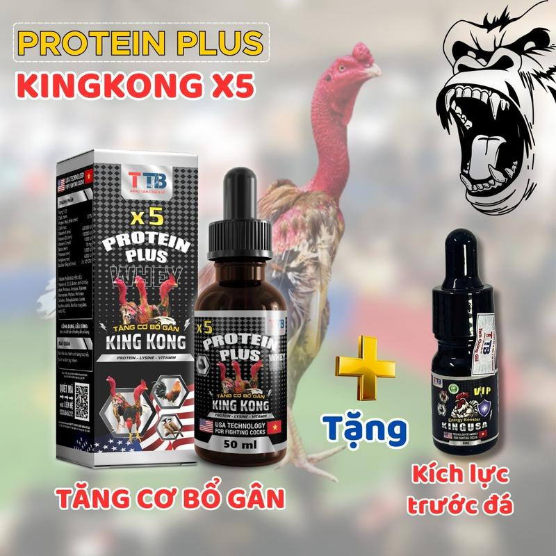TĂNG CƠ BỔ GÂN KINGKONG X5 KÈM KÍCH LỰC Gà sung căng đỏ khỏe Tăng cơ bắp bổ gân gối đứng sâu khuya