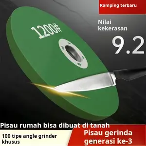 Batu Asah Khusus Gerinda Sudut Roda Asah Pisau Rumah Tangga Tebal Roda Asah Pisau Listrik 1200 Grit