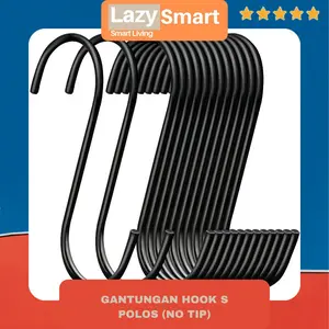 Gantungan S Hook Besi Polos Hanger Model S Serbaguna