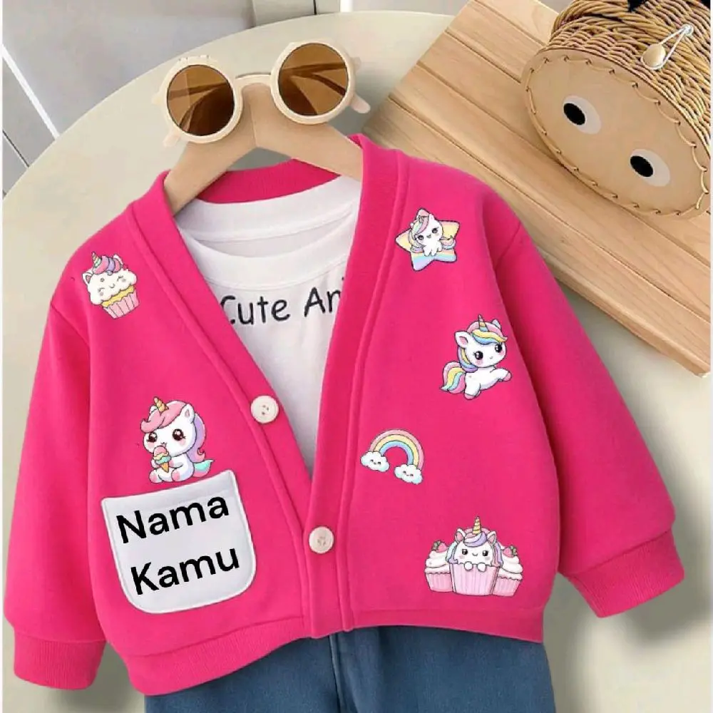 FREE NAMA Cardigan Anak Cardigan Korean Style  Cardigan Anak Anak Perwmpuan Fashion