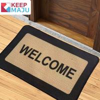 Gambar 40*60cm Keset Lantai Pintu Masuk Kelas Atas , Karpet Ruang Tamu Tahan Kotoran Rumah Tangga Welcome Kualitas Premium - WLC-7, 【40*60cm】 dari Keepmaju karpet official Kota Tangerang 1 Tokopedia