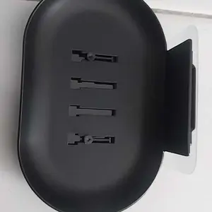 MEIDOO rak penyimpanan kamar mandi tempat sikat gigi aluminium tahan air dan tahan karat