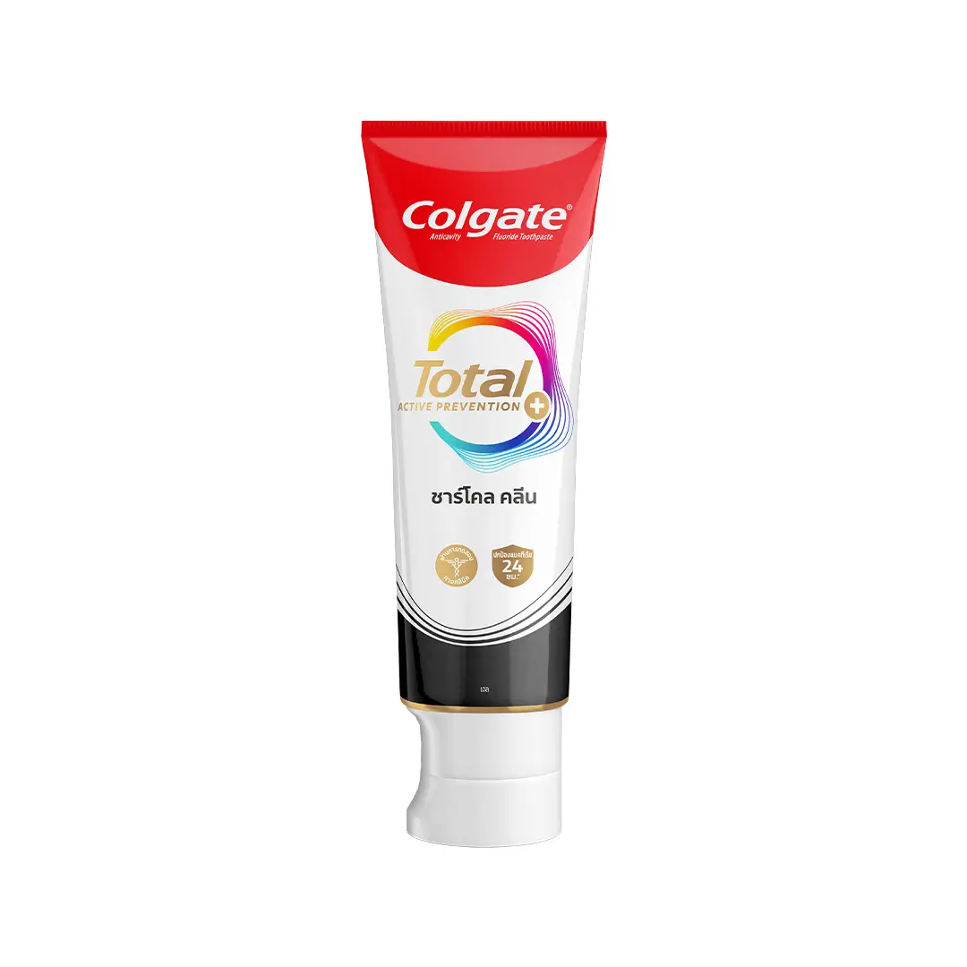 Colgate Total Total Charcoal Clean view 6