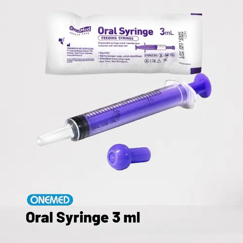 ONEMED - Oral Syringe 3 ML Pcs  Onemed - 2