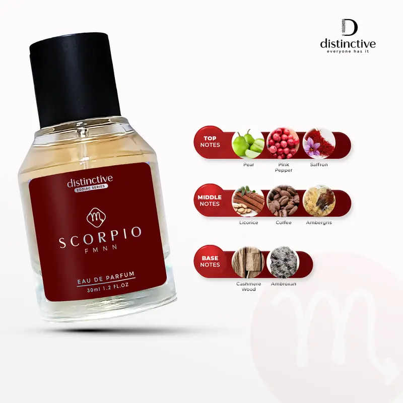 DISTINCTIVE - Parfum Wanita Zodiak SCORPIO Perfume Cewek Tahan Lama 2