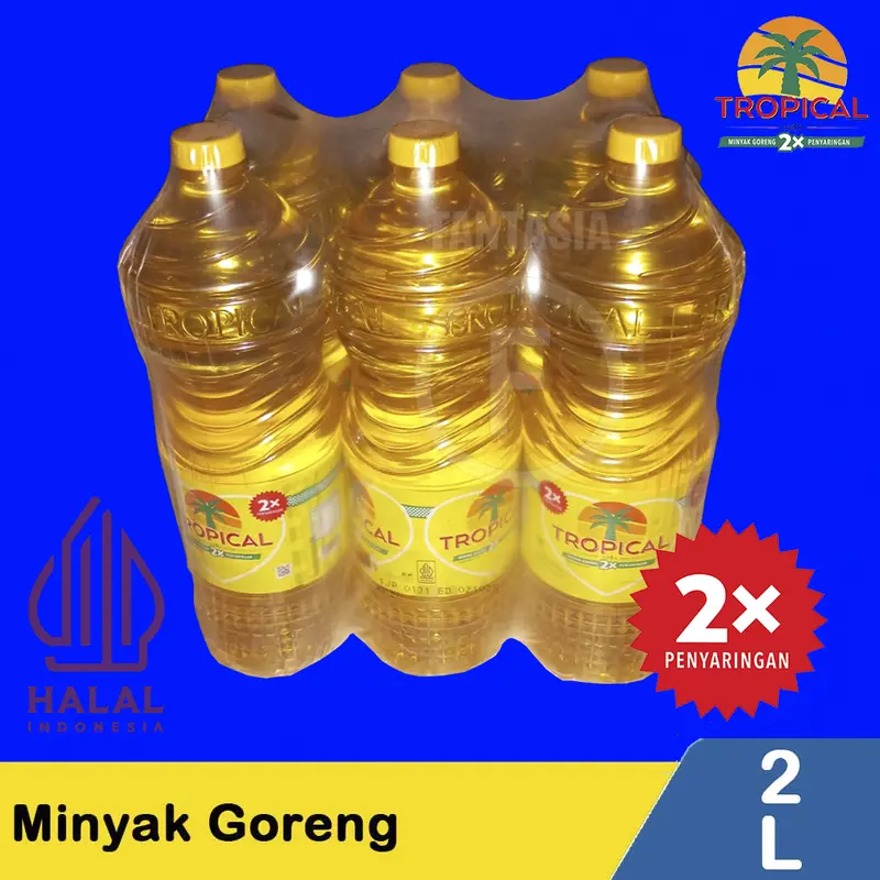 Tropical Minyak Goreng Premium Botol 2L FANTASIA DENGAN PAKING AMAN Oil 3