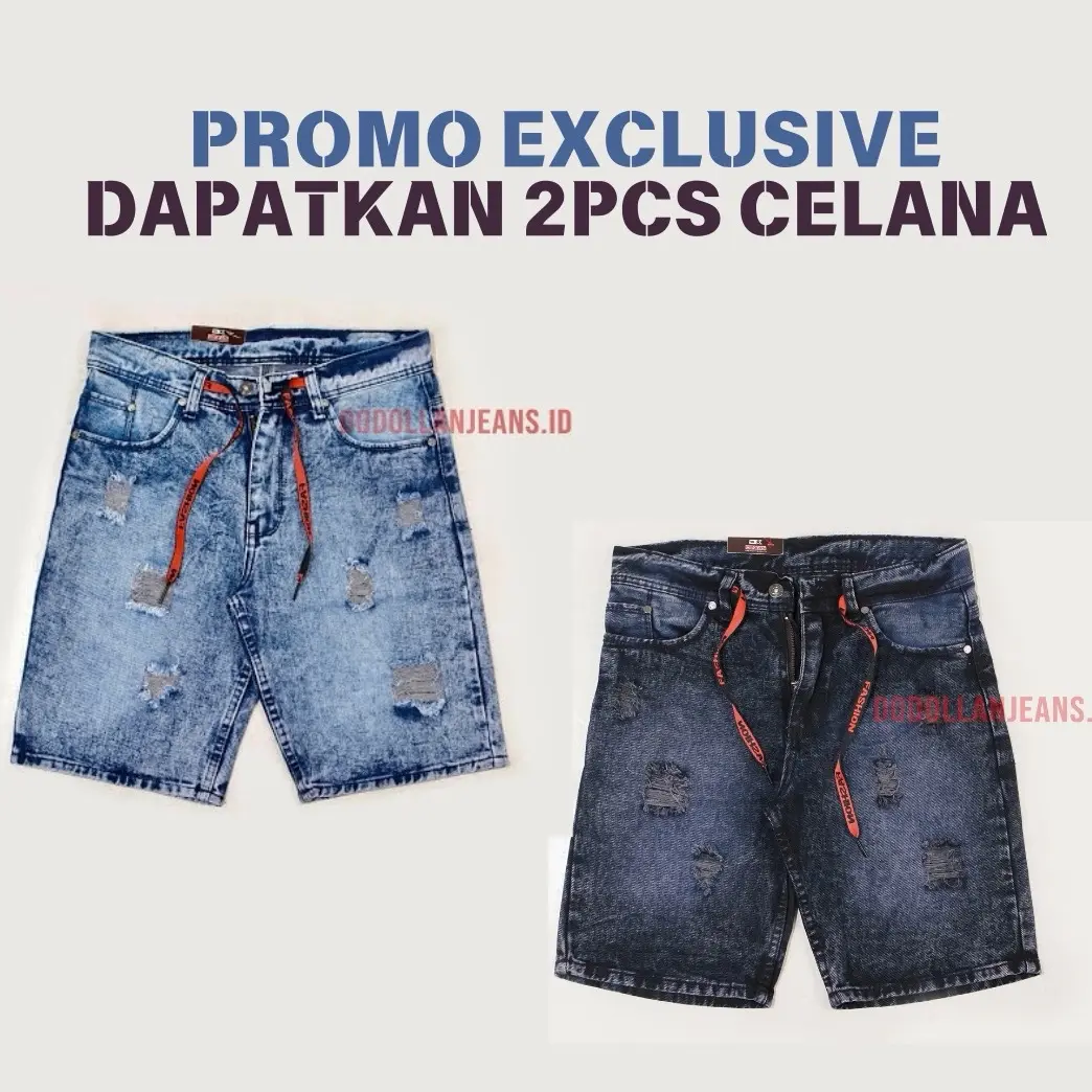 [Dodollanjeans.id] PAKET HEMAT CELANA JEANS PENDEK SNOW 100K DAPAT 2PCS CELANA JEANS|| CELANA JEANS PENDEK SOBEK SNOW || CELANA JEANS PENDEK SNOW || CELANA JEANS PENDEK PRIA Basic Nyaman celanajeans pendek