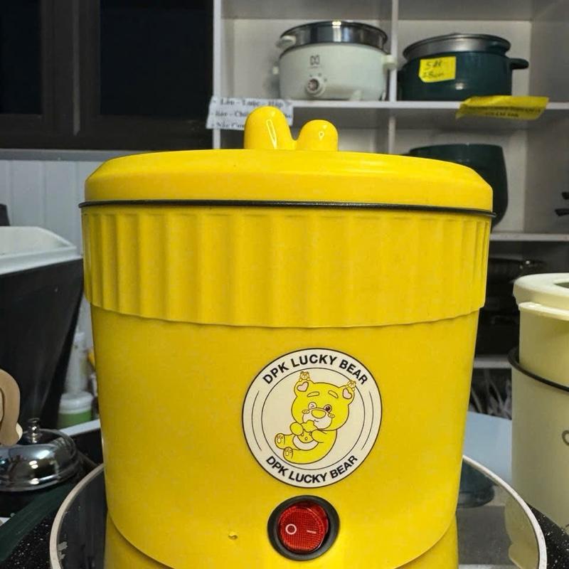 Ca Nấu Mì Mini Cô Đơn Tráng Men Chống Dính , 18cm mẫu mới Nồi Lẩu Nồi Lẩu Điện Nồi Điện Nấu Ăn