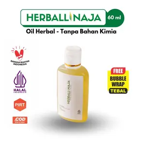 HERBALLINAJA - Oil Herbal Minyak Balur Kaki Bengkak Susah Berjalan Cedera Kaki Keseleo Nyeri Otot Gatal dan Alergi Kulit Sold