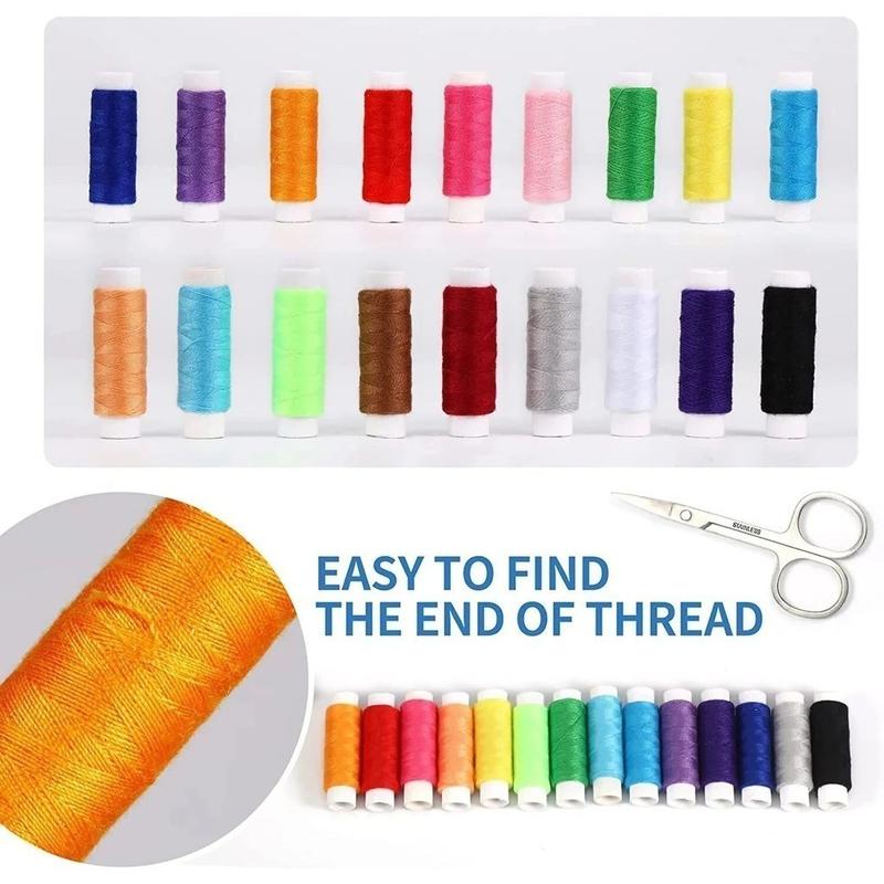 Set Alat Jahit 97Pcs Jumbo Set Sewing Kits Set Alat Jahit With Pouch Aksesoris Jahit Sewing Accessories Set Kotak Jarum dan Benang Set Alat Jahit Rumah Alat Jahit Bepergian Jarum dan Benang 7