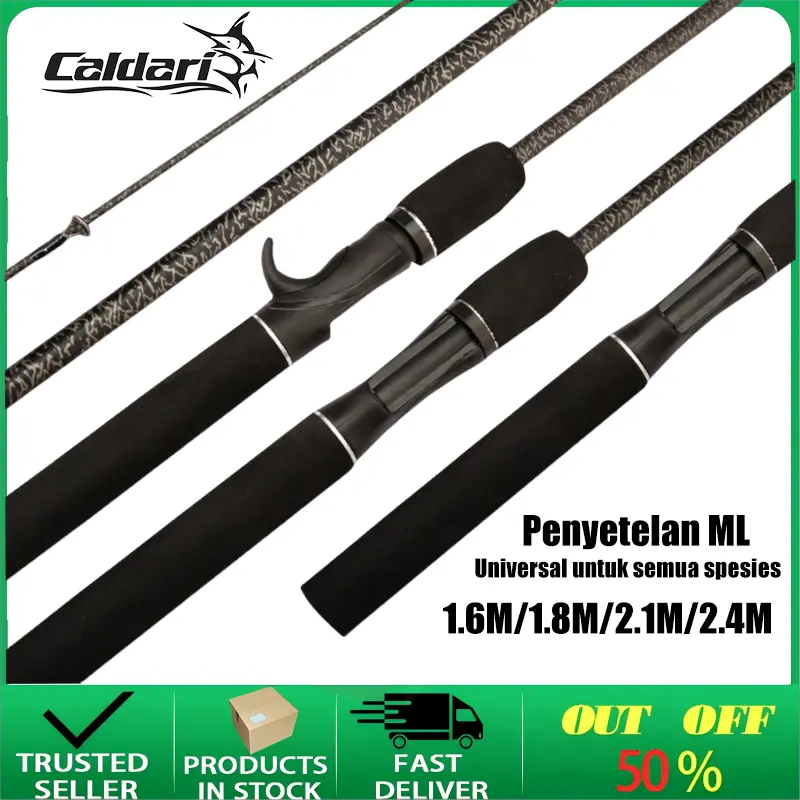 【stok siap】DAIDO Fishing Rod 1.6m 1.8m 2.1m Murah Joran Pancing Serat Karbon Joran Pancing Ultra Ringan Joran Pancing 5.5/6.0/7.0 KAKI Pancing