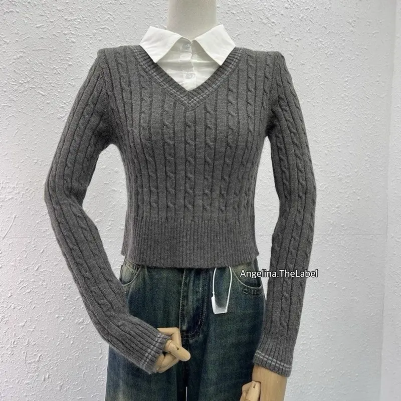 [ ANGELINA ] Laurent Top / Knit Import Top / Top Import Wanita 3