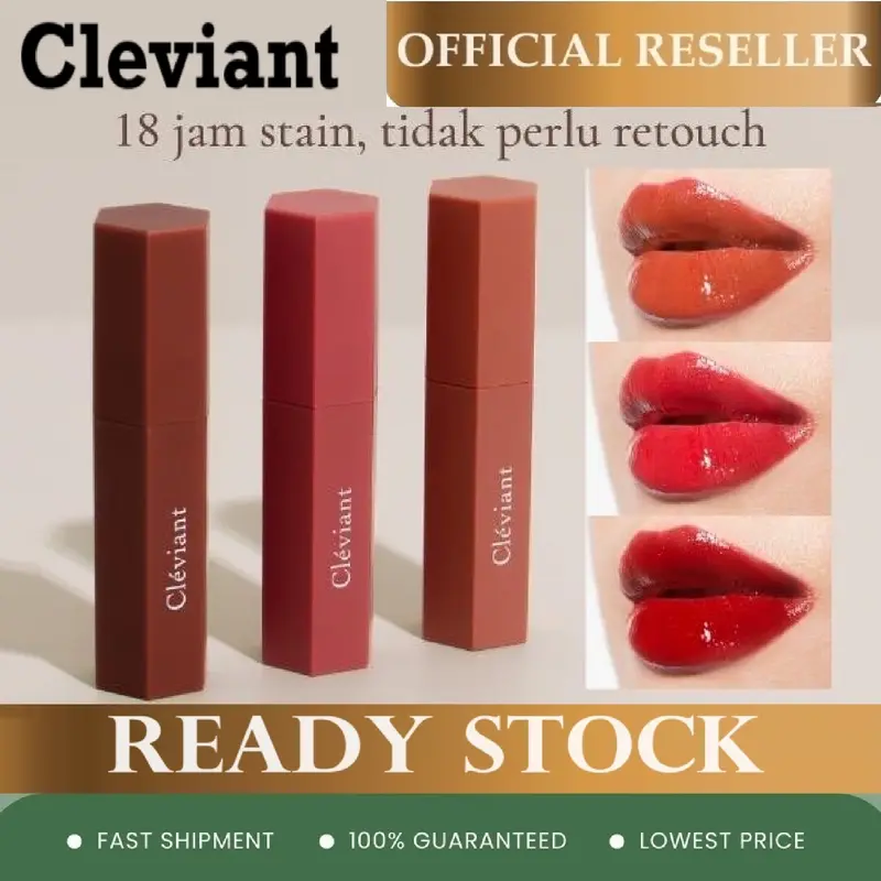 Cleviant Hydrating Lip Tint Serum 4.5ml stain 18 hours 5