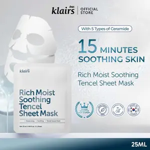Dear Klairs Rich Moist Soothing Tencel Sheet Mask 25ml