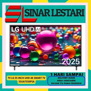 TV LG 55UA7550 55INCH SMART AI UHD 4K HDR10 PRO SMART TV 2025 55UA7550PSA // 55UQ7500