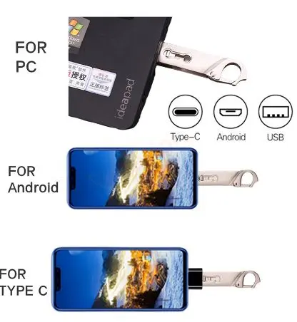 HP Flashdisk otg type c 1TB 3.0 usb High Speed 256GB 512GB 1TB 2TB Anti Air Untuk Komputer