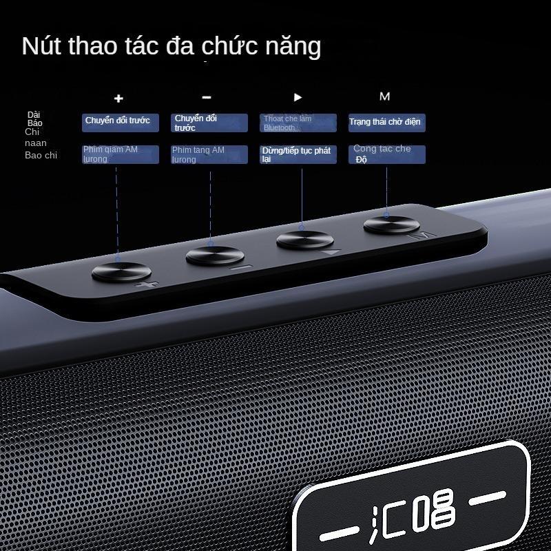 Loa Bluetooth không dây Kết Nối ổn định và nhanh chóng, 8 đơn vị âm thanh, Hiệu Ứng Âm Thanh Quanh 360 Độ, Đi Kèm Với Hai Micro, Thích Hợp Cho K Bài Hát, TV, Máy Tính Điện Thoại Di Động Âm Thanh Trực Tiếp, Âm Thanh hấp dẫn Để Nghe Nhạc Của Loa 4