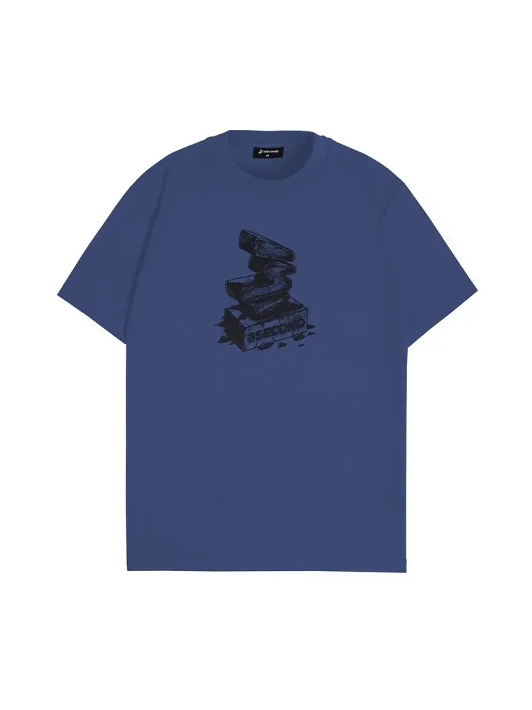 3Second Men's T-Shirt Short Sleeve Regular Fit Cotton Logo Chisel 391024 & 381024