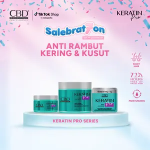 [BBD] CBD Keratin Pro/Color Shield/Collagen Repair/Bio+ Peptide Daily Use Hair Mask 35gr/250gr/500gr - Haircare Treatment Perawatan Setelah Shampoo Conditioner Rambut Vitamin Kering Kusut Kusam Halus Wangi Berkilau Membersihkan Melembutkan Rambut