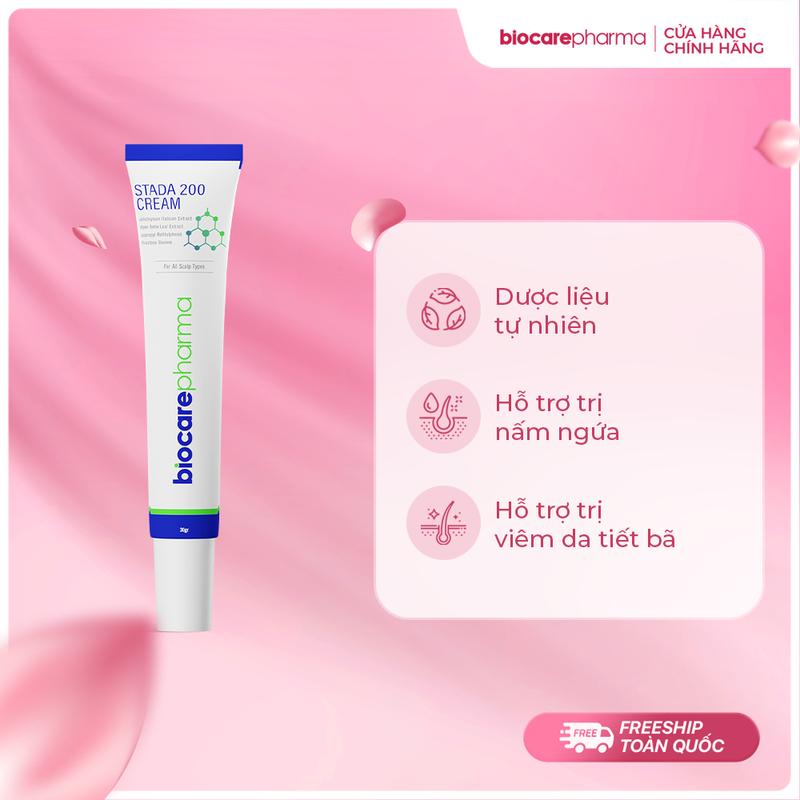 Biocarepharma TUÝP BÔI DA ĐẦU cải thiện gàu Stada Cream 200 dung tích 20g