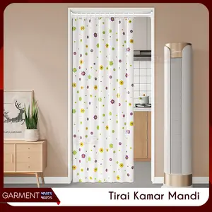 Tirai Rumah Ruang Tamu Panjang 180 200 cm Shower Curtain Kamar Mandi Waterproof Tebal Merk KOTAKIN
