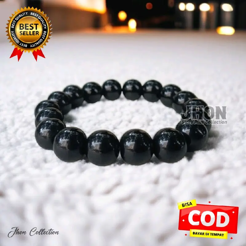 Gelang Black Onyx Untuk Pria dan Wanita | Aesthetic Bracelet | Gelang Trendy | Jhon Store Collection kupu 0