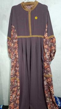 Product Review of VANVEN - Kaila Dress Gamis 2025 Model Baru Elegan Simple Baju Gamis Lebaran 2025 Idul Fitri Remaja Aesthetic Airflow Crinkle from N**a H**i 0