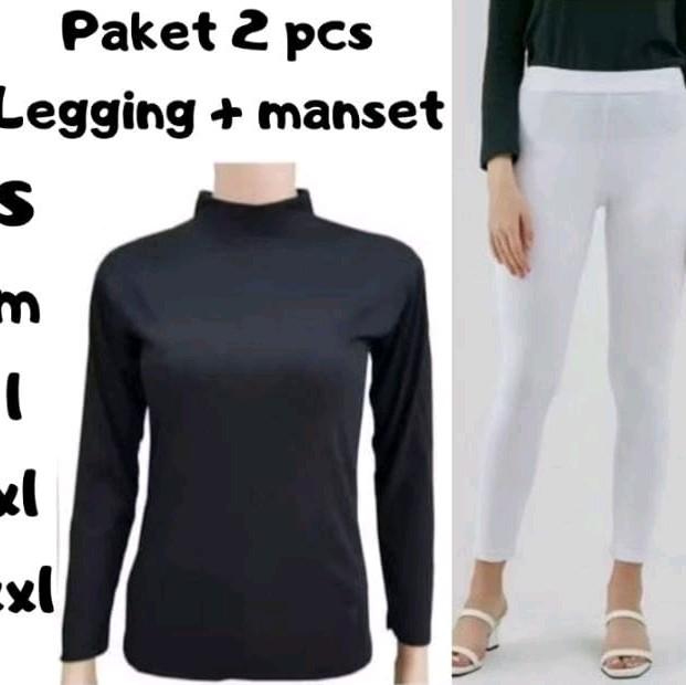 PAKET 2 PCS STELAN MANSET LENGAN PANJANG KRAH TINGGI KAOS MANSET KT 8