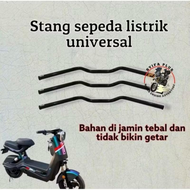 Stang Stir Pendek Sepeda Listrik Modifikasi 1