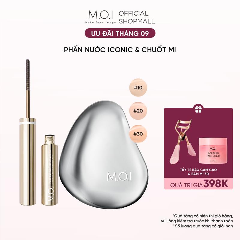 Bộ Đôi Phấn Nước M.O.I Iconic Perfection Cushion 12g và Mascara Dài và Cong Mi…