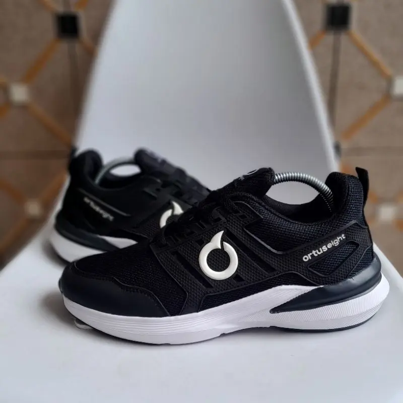 Ortuseight Sepatu Running Hyperglide black White / Sepatu Lari / Sepatu Running Pria / Wanita UNISEX Outdoor 3