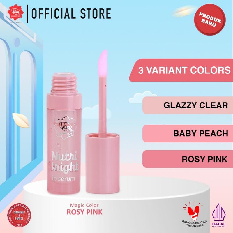 Viva Nutri Bright Lip Serum With AVOCADO OIL, VITAMIN C & E - 2.5ml untuk Bibir Kering 3