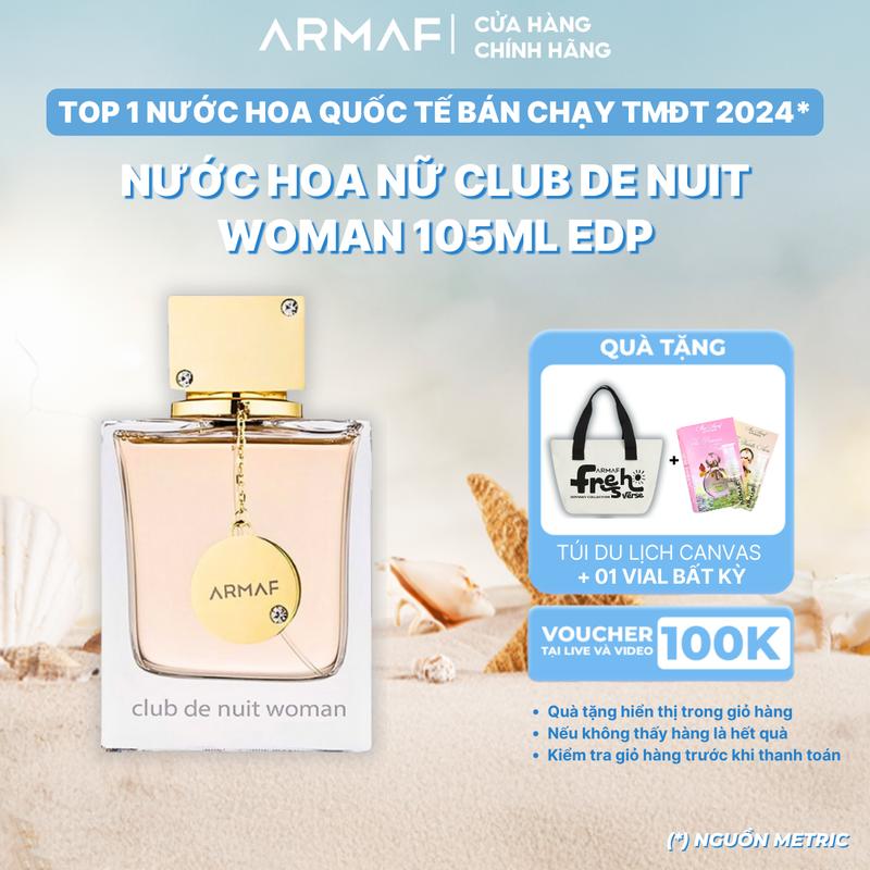 Nước Hoa Nữ ARMAF Club De Nuit Woman EDP 105ml [DL]