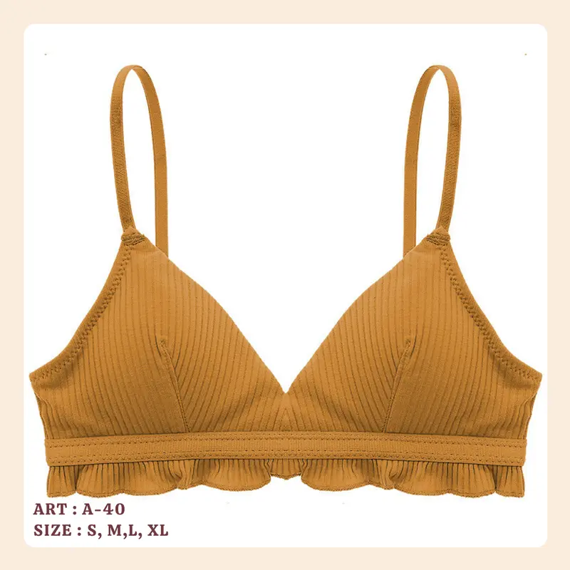 (BRA ONLY) BRA IMPORT WANITA WARNA SOFT KEKINIAN - A40 1