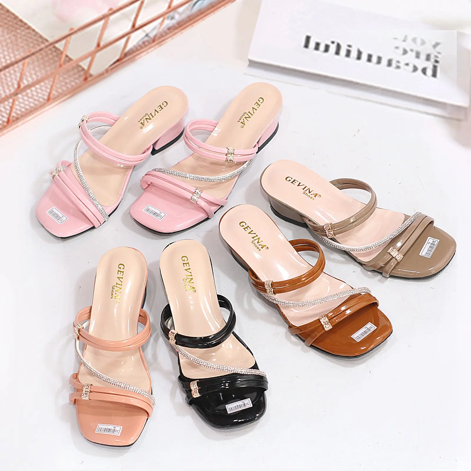 Sandal wanita anak hak tahu 3 cm - GV 13 Fashion