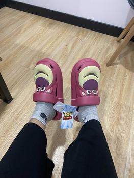Product Review of Sandal Lotso Beruang Stroberi Sandal Kartun Lucu Shoes Sendal Wanita Karet Cewek Cowok from k**a 0