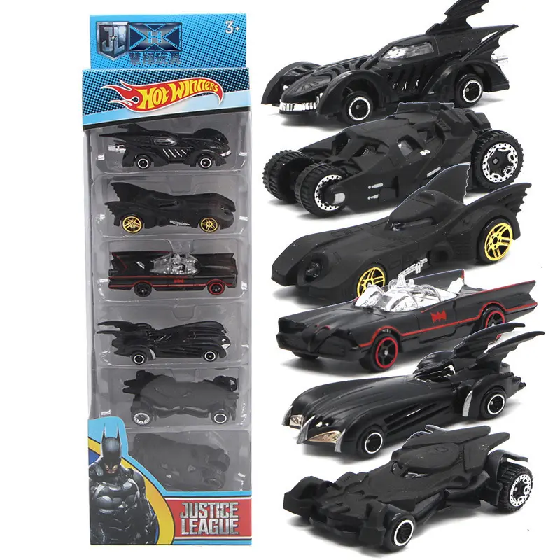 Bộ sưu tập ô tô đúc, Phiên bản cuối cùng của Hot Wheels Batman Batmobile, 6 miếng, Lấy cảm hứng từ niềm vui mang tính biểu tượng Toy Đồ Chơi