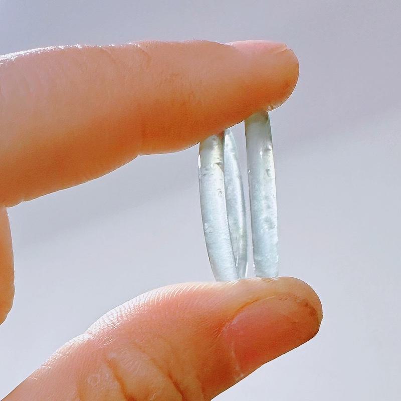 Nhẫn Ngọc Lam Gua Băng thấu chất cao - Chột vừa , nam nữ đều đeo được 6
