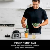 Gambar SharkNinja Ninja Power Blender & Processor System CB350ID - Pengaduk Adonan 1200W, 6 Fungsi Auto-iQ, SmartTORQUE, BPA-Free, Garansi 1 Tahun dari ElectronicWarehouse Kab. Tangerang 5 Tokopedia