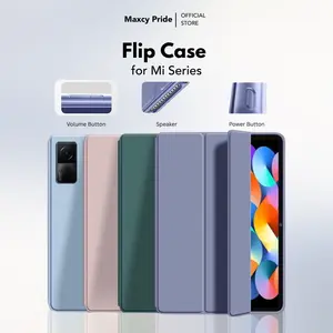 Matte Case Kompatibel Untuk Xiao mi Red mi Pad 2 2025 Mi Pad 7/6/5 / Red mi Pad 10.61 2022/ Red mi Pad Pro 12.1" / Po co Pad Pro 12.1 / Red mi Pad SE 11 Pro Smart Foldable Tri Fold Silikon