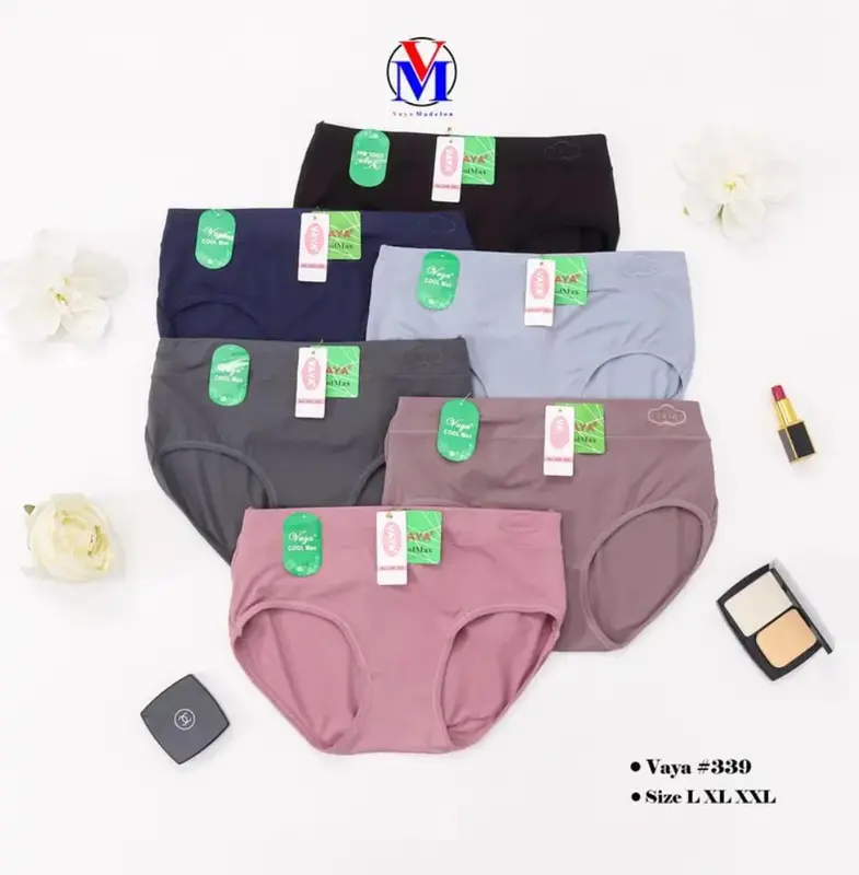 Vaya Celana Dalam Wanita Art 339 ( Vaya SOFT ) - Abu-abu, XXL 4