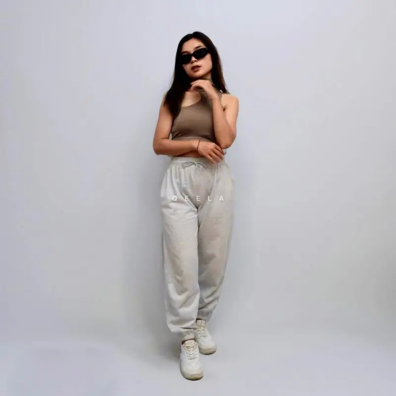 Celana Jogger Sweatpants Highwaist Look Korean Style Unisex Joger Sport Panjang Pria Dan Wanita Polos Training Trening Olahraga Kekinian Kasual Premium Jogger Wanita Celana Jogger Pria Pakaian Sport joggers pakaian termal swetpants hitam cepat kering xl c 0