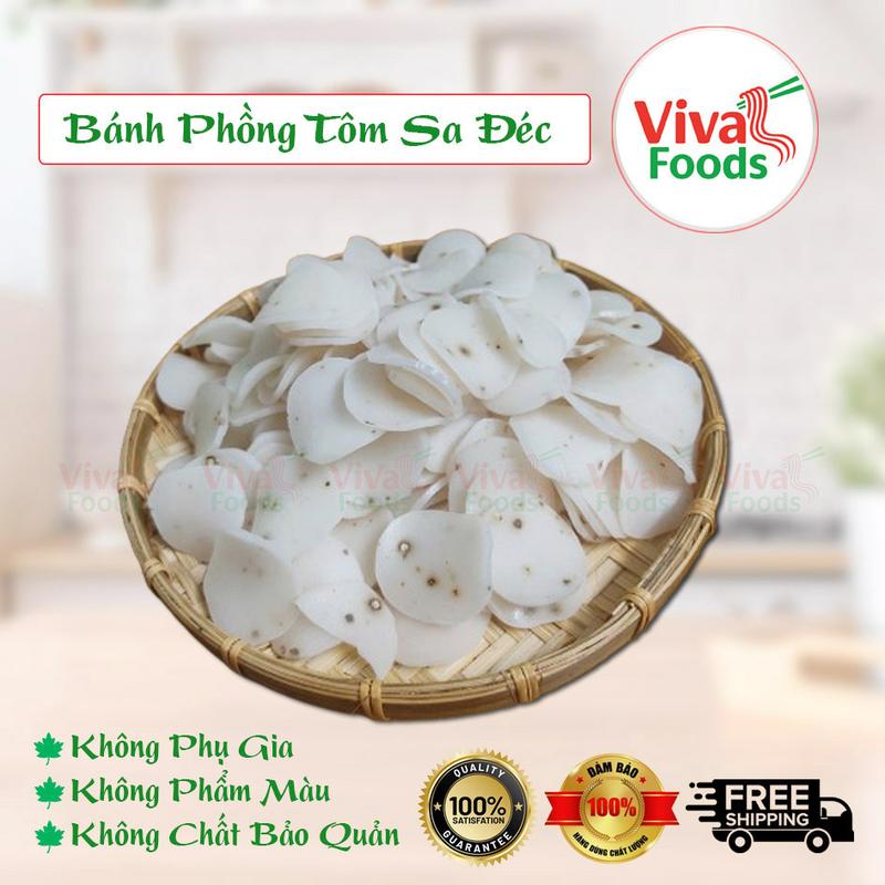 BÁNH PHỒNG TÔM TIÊU TRẮNG SA ĐÉC, GIÒN NGON, ĐẬM VỊ TÔM