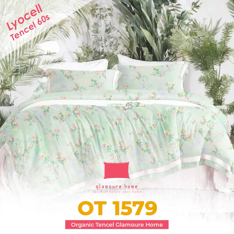 [KOLEKSI 2025] Bedcover set (Sprei Set + Bed Cover) Bahan Kain Sutera Organic Lyocell Bamboo Tencel Anti Bacteria sudah termasuk 2 Sarung Bantal 2 Sarung Guling Semua Ukuran (160x200, 180x200, 200x200) 5